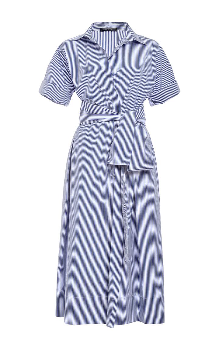 Mds Stripes Wrap Dress