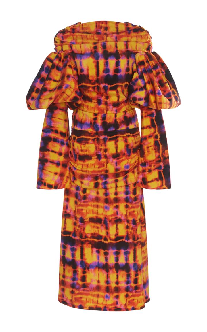 Ellery Mamma Said Rouched Silk Maxi Dress