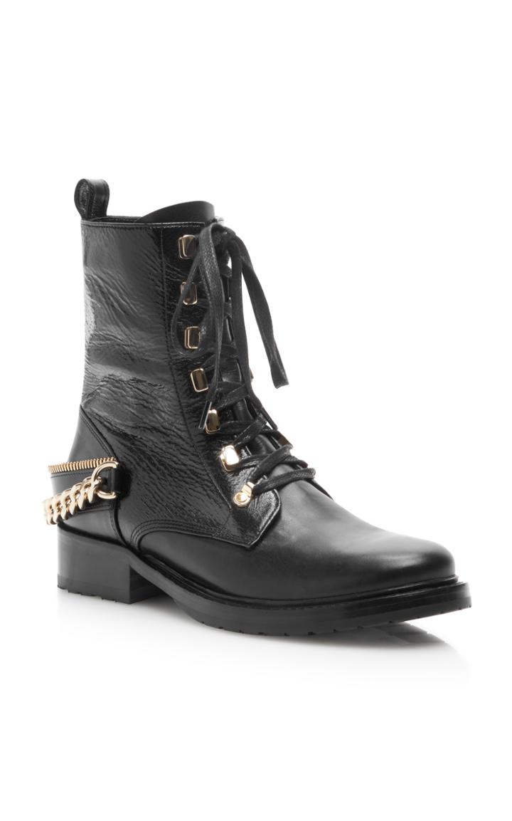 Lanvin Leather Biker Boots