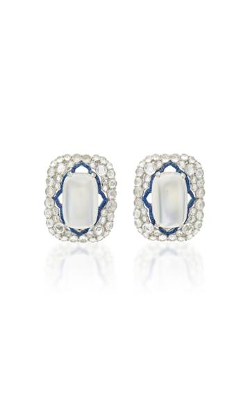 Arunashi One-of-a-kind Blue Moonstone Earrings