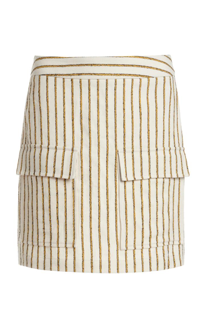 Moda Operandi Matin Stripe Pocket Skirt
