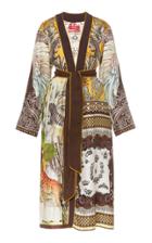 Moda Operandi For Restless Sleepers Nomos Scarf-print Silk Robe Size: S