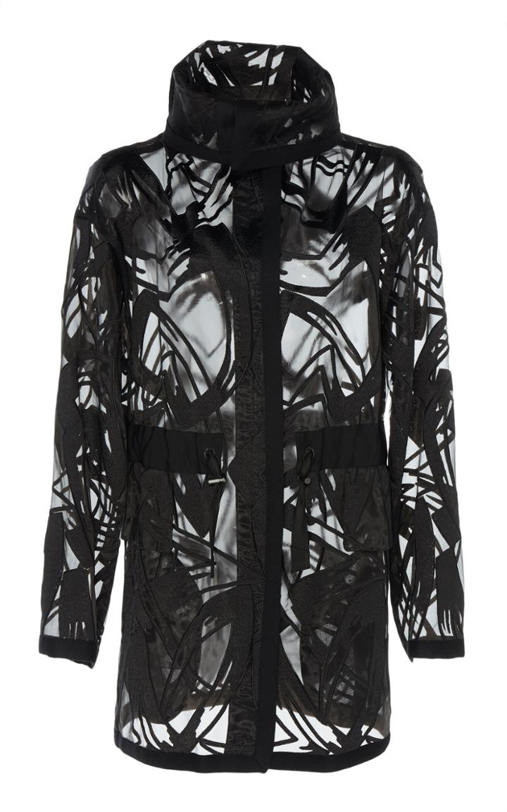 Akris Embroidered Organza Jacket