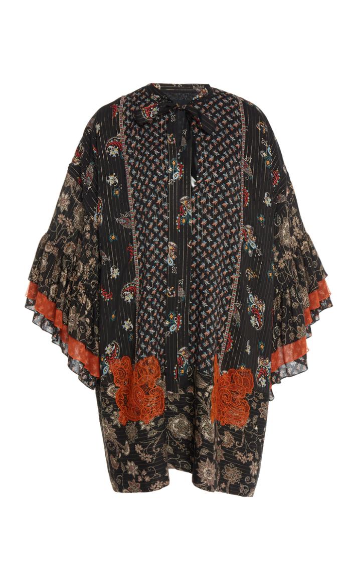 Costarellos Floral Mini Dress