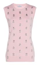 Paco Rabanne Double Face Embroidered Wool Vest