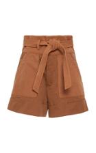 Moda Operandi Sea Gabriette High-waisted Cotton Shorts Size: 00