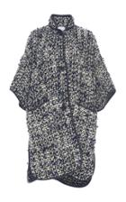 Agnona Donegal Tweed Scarf Cape