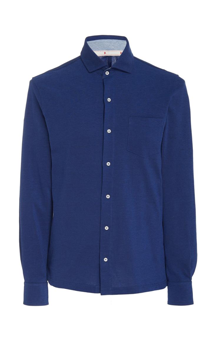Isaia Long Sleeve Polo