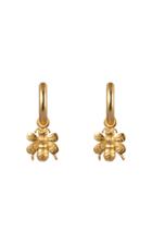 Moda Operandi Valre Gold-plated Bumble Hoop Earrings