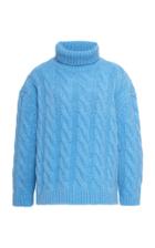 Mansur Gavriel Cable-knit Alpaca-blend Turtleneck Sweater