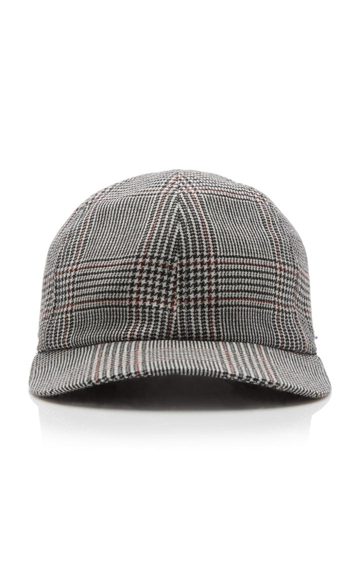 Moda Operandi Gabriela Hearst Prince Of Wales Cashmere Baseball Cap