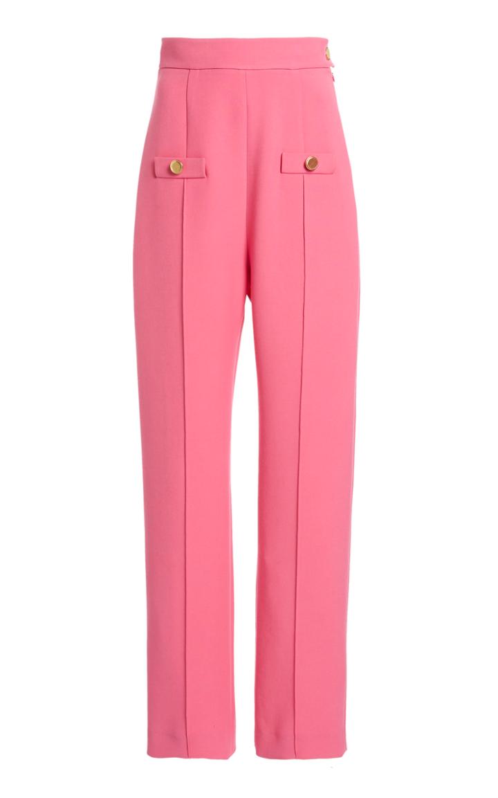 Moda Operandi George Keburia Button-embellished Straight Leg Pants