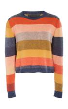 The Elder Statesman Super Duper Striped Cashmere Sweater