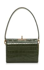Gu De Gemma Croc-effect Leather Bag