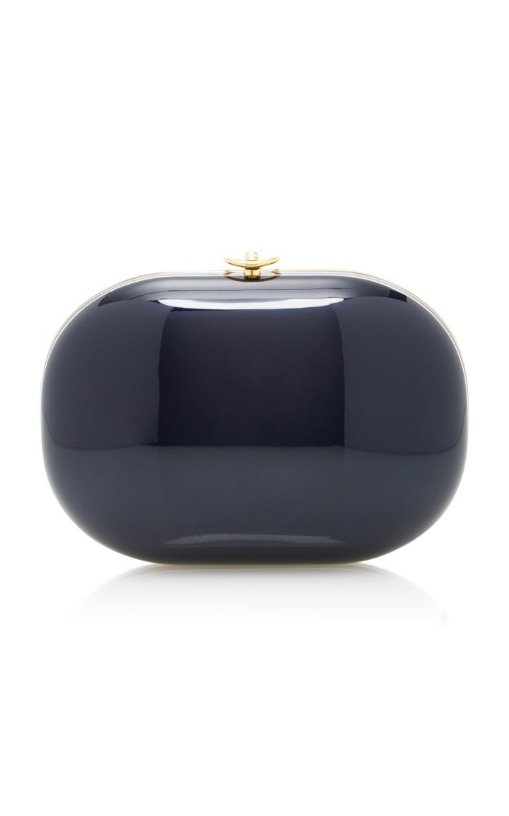 Jeffrey Levinson M'o Exclusive Pinstripe Elina Clutch