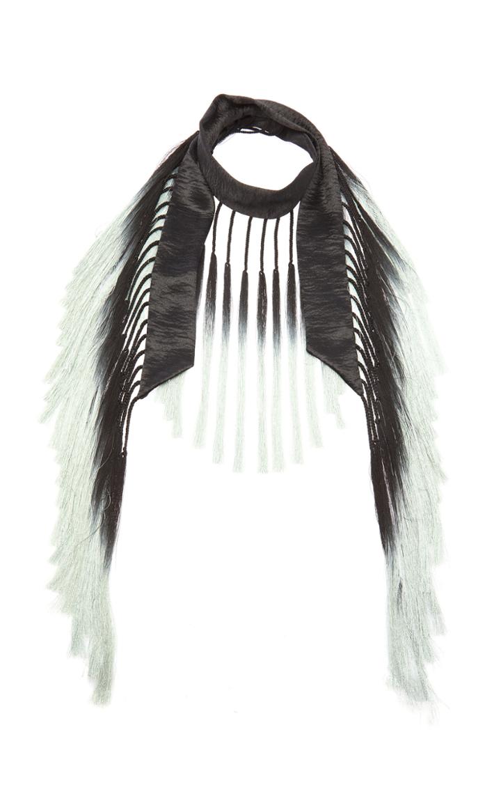 Moda Operandi Philosophy Di Lorenzo Serafini Ombr Satin Fringe Scarf