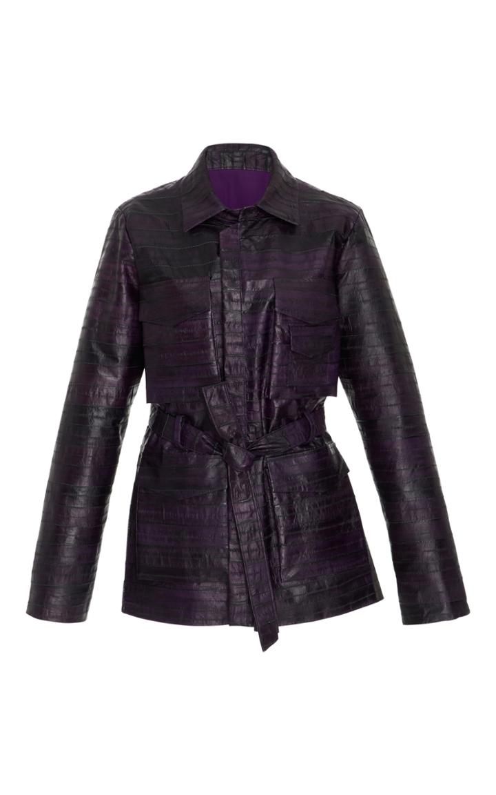 By. Bonnie Young Eel Leather Jacket