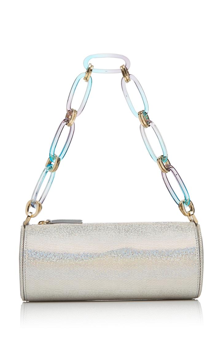 Les Petits Joueurs Emma Mini Glossy Chain Leather Bag