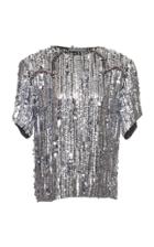 Alberta Ferretti Paillette Embellished Top