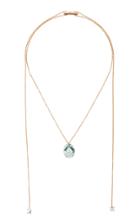 Misui Klar Adjustable Aquamarine Pendant