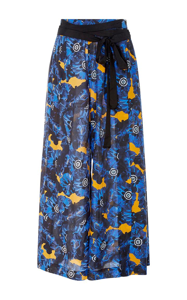 Proenza Schouler Poppy Print Palazzo Pants