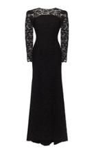 Ulyana Sergeenko Demi Couture Open Back Lace Gown