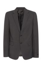 Prada Notched Lapel Wool And Mohair-blend Suit