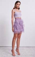 Moda Operandi Rachel Gilbert Petunia Feathered Mini Skirt