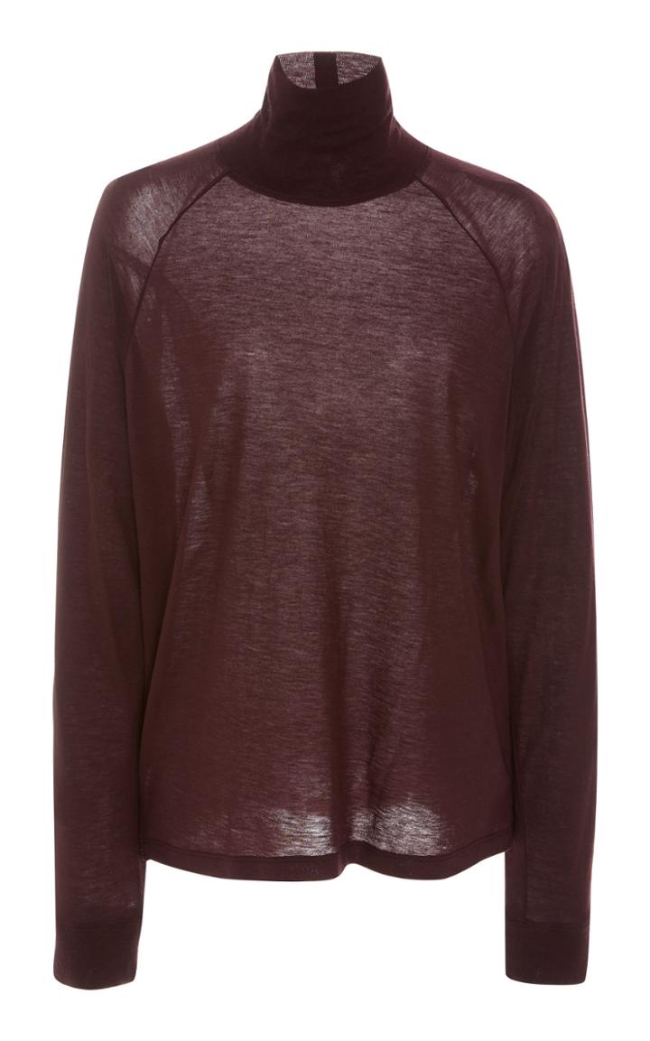 Vince Raglan-sleeve Turtleneck Top