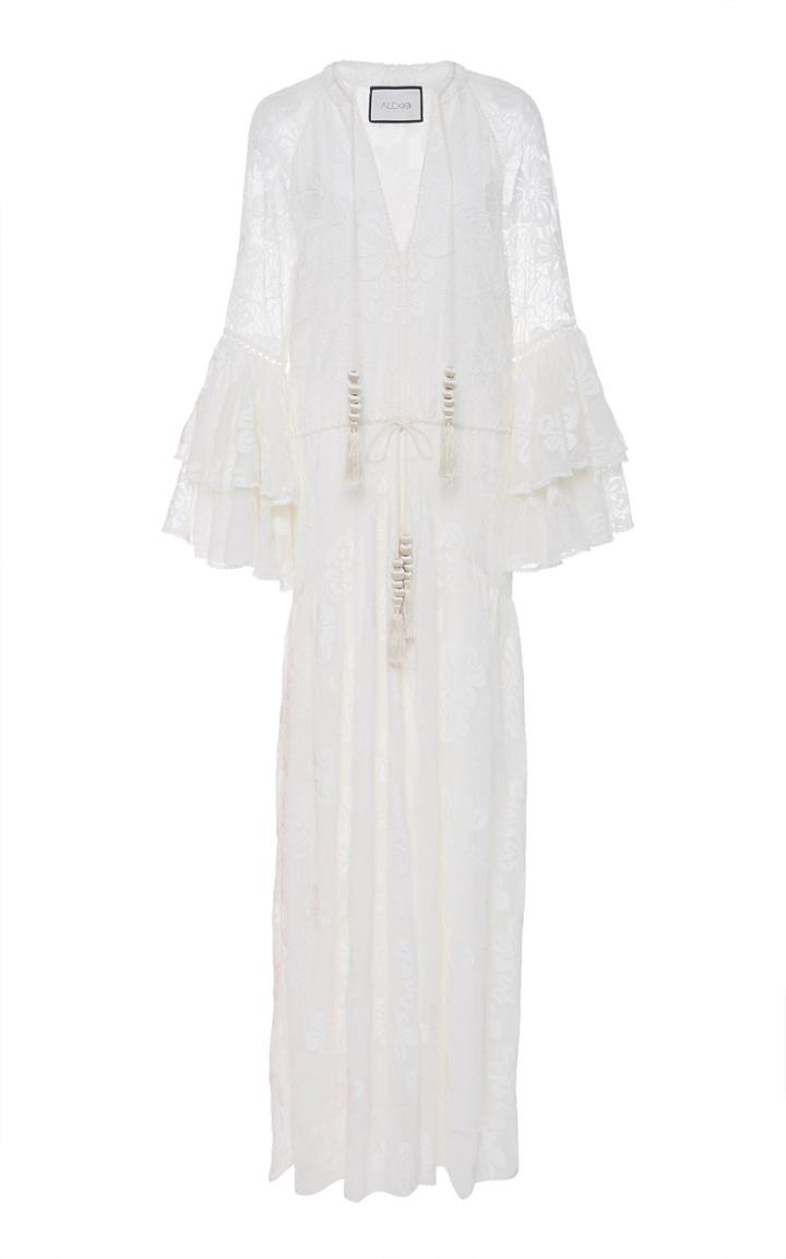 Alexis Karita Ruffled Lace Maxi Dress