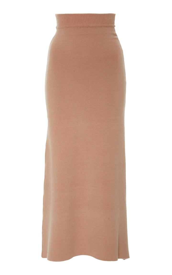 Ryan Roche Milano Stitch Long Skirt