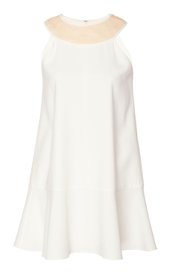 Mi Jong Lee Sleeveless Tunic With Contrast Collar