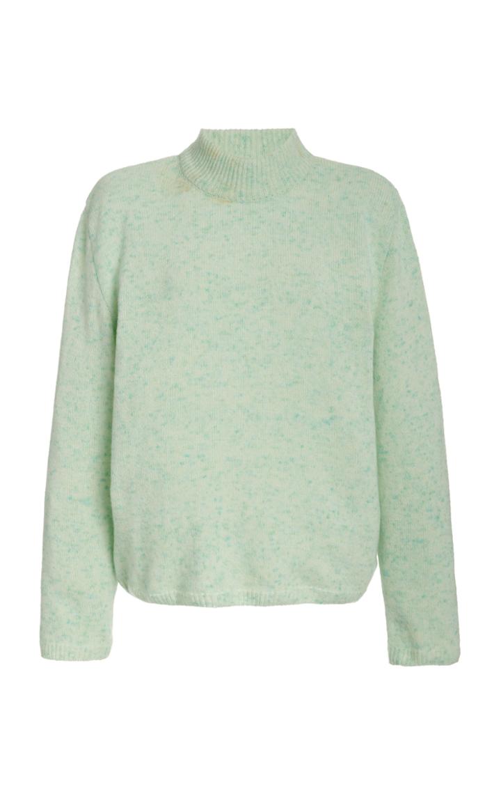 Moda Operandi Brandon Maxwell Speckled Cashmere Crewneck Sweater
