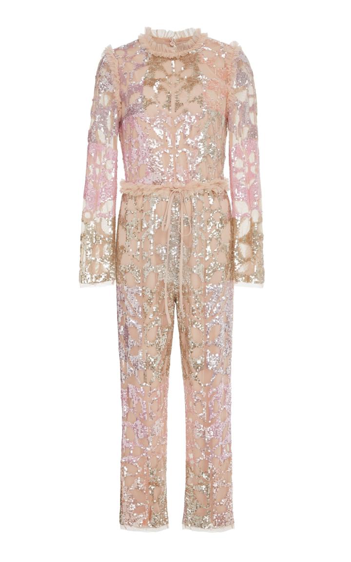 Needle & Thread Tiled Sequin Jumpsuit