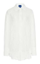 Moda Operandi Simon Miller Rowena Semi Sheer Button-down Shirt Size: Xs