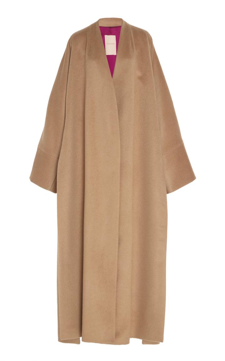 Roksanda Larisa Oversized Wool-blend Maxi Coat