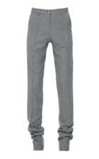 Mach & Mach Houndstooth Cotton Skinny Pants