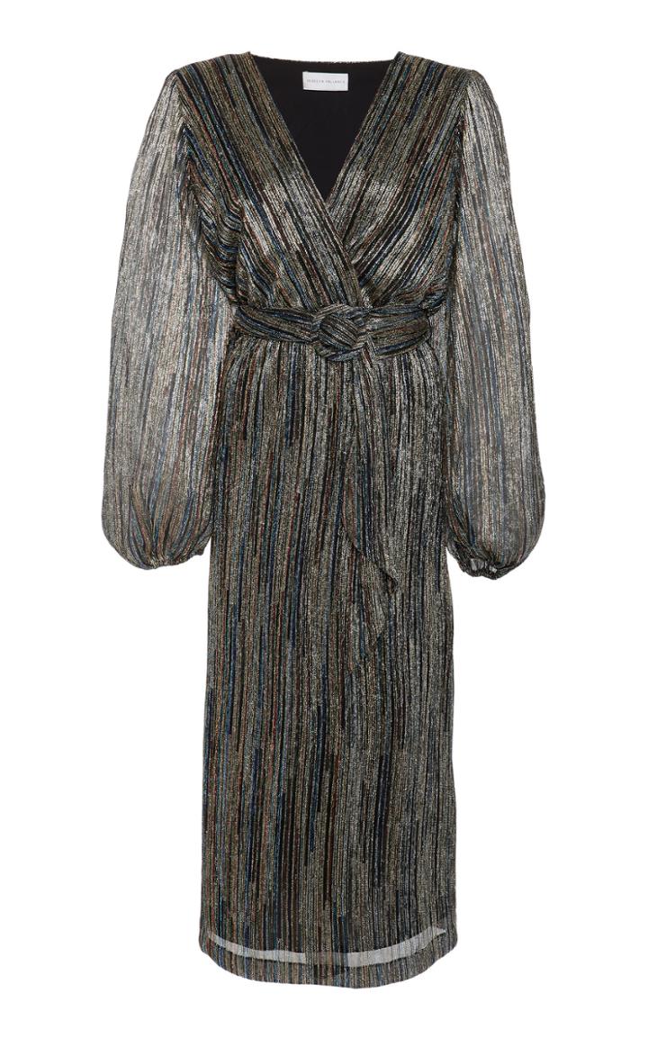 Rebecca Vallance Bellagio Long Sleeve Midi Dress