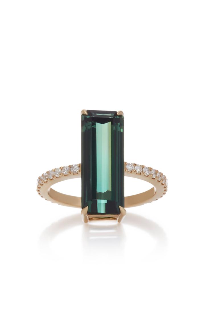 Yi Collection 18k Gold, Tourmaline And Diamond Deco Ring