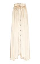 Ann Demeulemeester Belted Satin Maxi Skirt