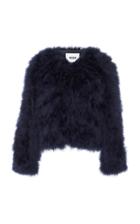 Msgm Cropped Fur Jacket