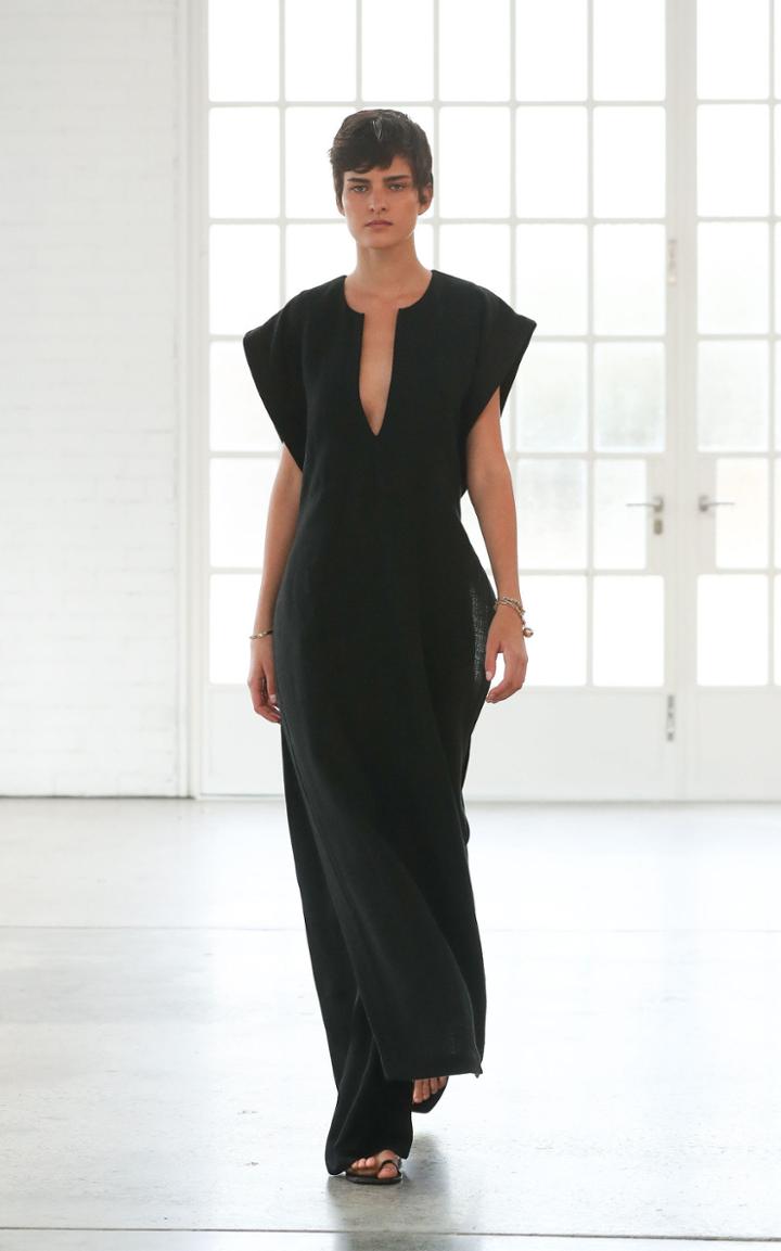 Matteau Wide-leg Satin Trouser