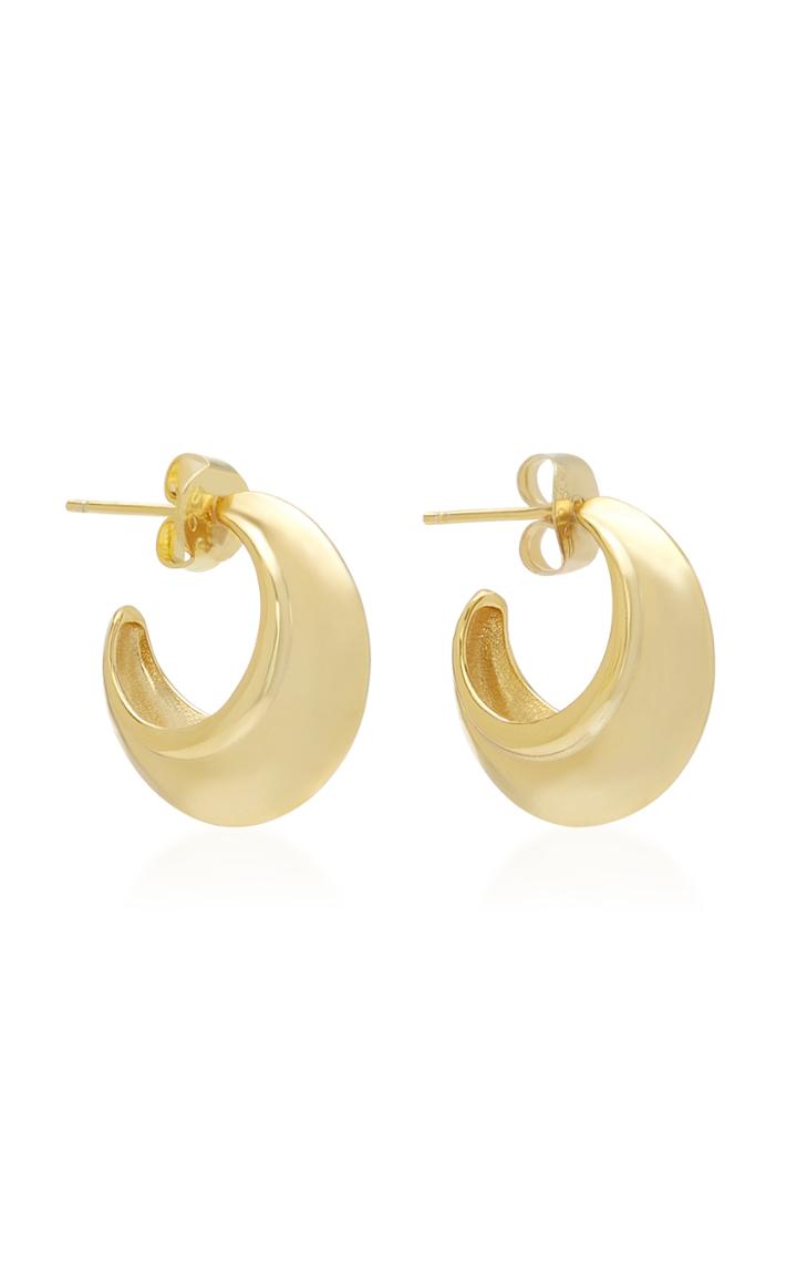 Fallon Armure Gold Huggie Hoop Earrings