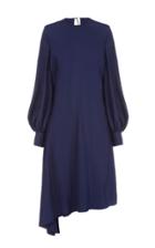 Lake Studio Asymmetric Silk Dress