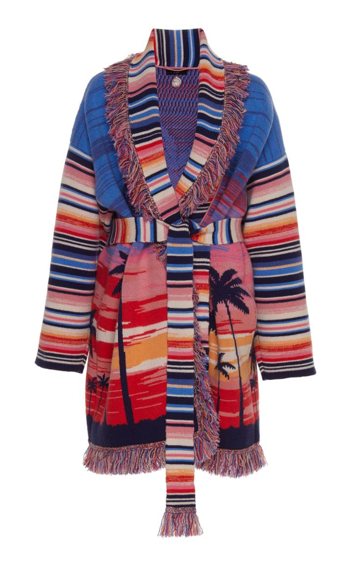 Alanui Malibu Sunset Cashmere-blend Cardigan