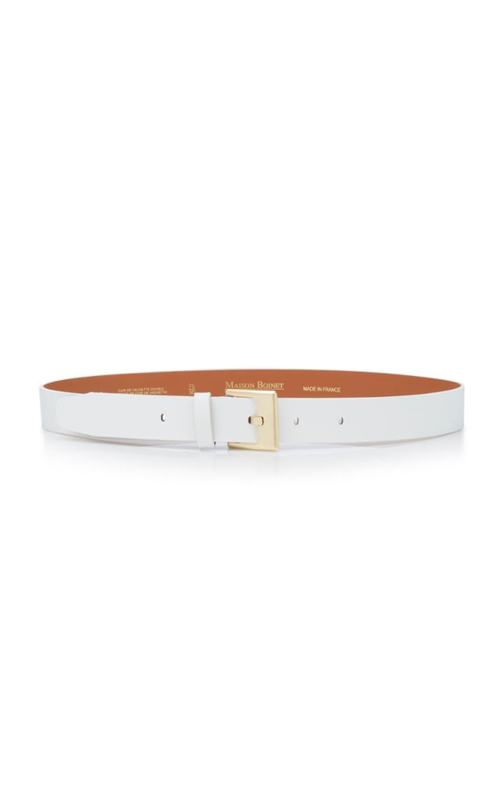 Maison Boinet Leather Waist Belt Size: 65 Cm