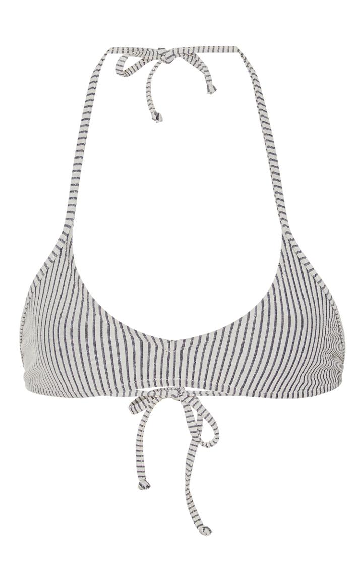 Made By Dawn Shell Picker Striped Bikini Top