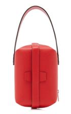 Valextra Tric Trac Mini Leather Top Handle Bag