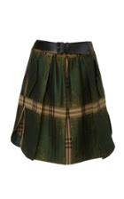 Alberta Ferretti Pleated Mini Skirt