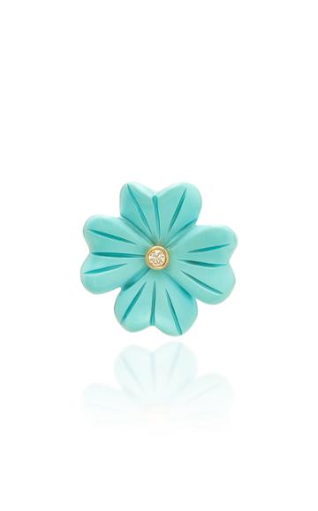 Brent Neale M'o Exclusive Single Small Clover Stud Earring